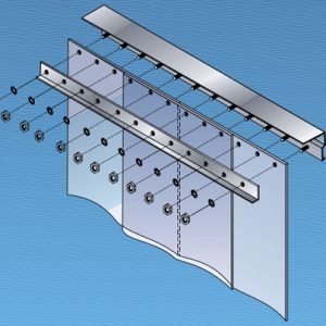 CORTINAS DE BANDAS UNIVERSALES PARA USO PESADO
