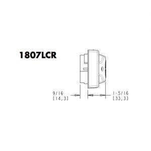Lámpara LED de embutir de 11 W, resistente al vapor, 120 V